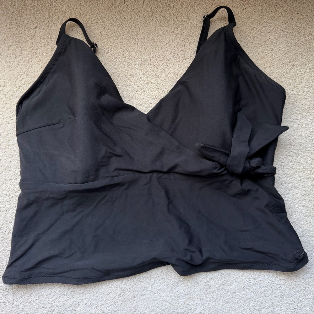 CALIA by Carrie Underwood Black Swim Top
